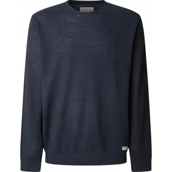Pánský svetr Pepe Jeans modrý svetr s kulatý výstřihem, velikost L