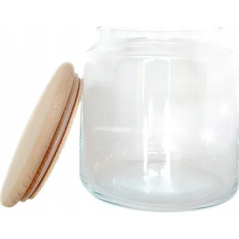 Sklenice Skleněná zavařovací sklenice kuchyňská nádoba pro skladování EKO 1080 ml 6 Ks.