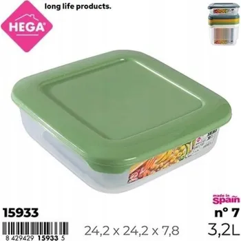 Dóza na potraviny Hermetická dóza 3,2 l 1 Ks