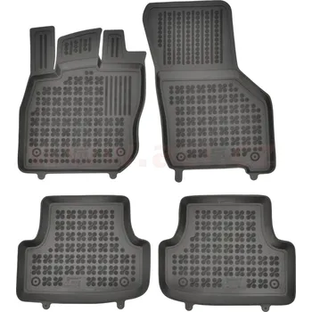 gumové koberečky černé s vyšším okrajem (Mild Hybrid, verze s konvertorem napětí pod řidičem, sada 4 ks) HB/Sedan/Sportback