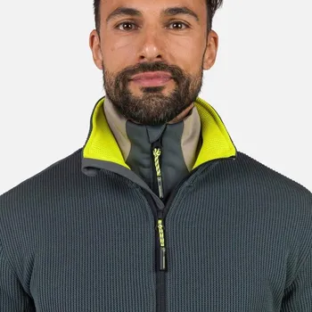 Pánská mikina Rossignol CIELOALTO FLEECE FZ-ONYX GREY-mikina - 0XS