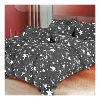 Povlečení 6 díl. Francouzské Mikroplyšové povlečení STARS 4