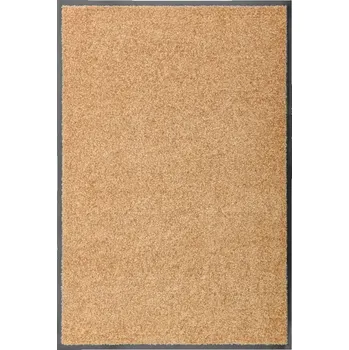 Rohožka Protiskluzová rohožka z polyamidu, krémová, 90x60 cm, PVC