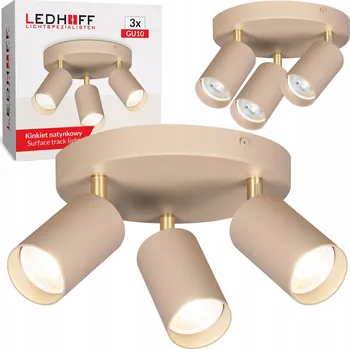 Stropní svítidlo Stropní Svítidlo SPOT Otočný Ecru Kašmír LED GU10 halogenová objímka