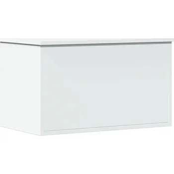 Úložný box Multifunkční úložný box, bílý, dřevěný materiál 60x35x35 cm