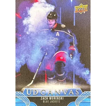 Sběratelská karetní hra insert karta ZACH WERENSKI 23-24 UD Ser. Extended Canvas číslo C305