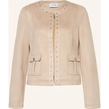 Dámský blejzr Joseph Ribkoff Dámská Bunda Hranatého Střihu V Koženém...