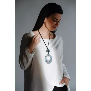 Náhrdelník Dámský šperk ASMARA Šedá