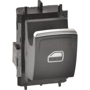 spínač stahování okna, chrom, u spolujezdce