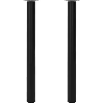 Psací stůl Teleskopické nohy ke stolu pro desky a psací stoly, železné, černé, 60 x (710-1