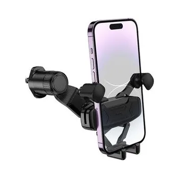 Gravitační držák telefonu do auta do mřížky ventilace Hoco H66, černý - Hoco + zdarma možnost vyzkoušet a vrátit zboží do 30 dní