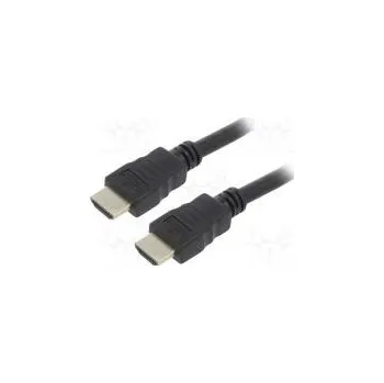 Video kabel Cable HDMI 1.4 HDMI plug,both sides PVC 7.5m black 28AWG