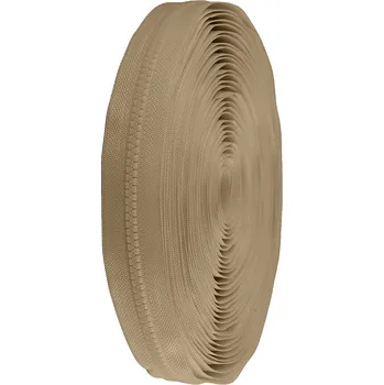 Zip Zip kostěný No 5 metráž, malé, 308 hnědá přírodní