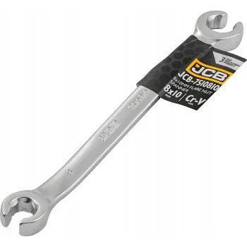 Klíč Očkový klíč s výřezem JCB 8x10 mm Cr-V – pro brzdové hadice