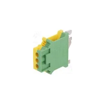 Svorka na lištu 2,5÷16mm2 póly 1 svorky 2 žluto-zelená