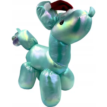 plyšák Elefun Plyšový pes balonkový, holo efekt, zelený, výška 50 cm