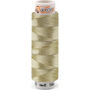 Nit Metalické nitě Elisabeth 3; 50 m, velké, 2/ 02 zlatá sv.