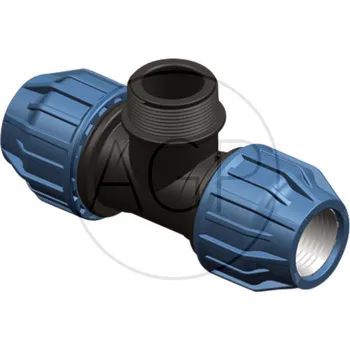 Fitinka T-kus na vnější průměr 40 mm, průměr 1 1/2"