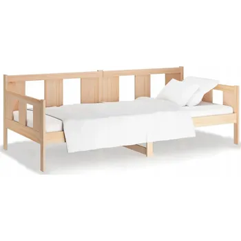 Pohovka Rozkládací pohovka/lenoška z masivního borovicového dřeva 203,5 x 86 x 69,5 cm, neošetřená