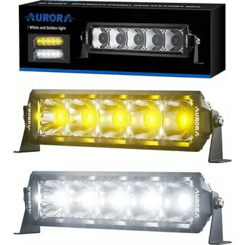 Přídavný světlomet Lampa Ledbar Aurora 10" 25 cm 75 W 3 režimy, bodové DRL