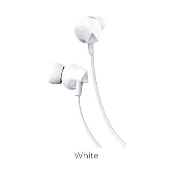 Sluchátka Drátová špuntová sluchátka 3,5mm Jack Hoco M60, bílá - Hoco + zdarma možnost vyzkoušet a vrátit zboží do 30 dní