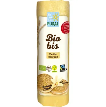 Pural BioBis Sušenky s vanilkovou náplní 320 g bio BIO VEGAN Množství: 1 ks