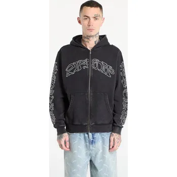 Pánská mikina Mikina RIPNDIP Pretty Flacko Zip Hoodie Black/ Charcoal L