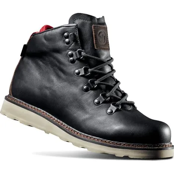 Pánská obuv dvs Pánské boty yodeler black brown leather