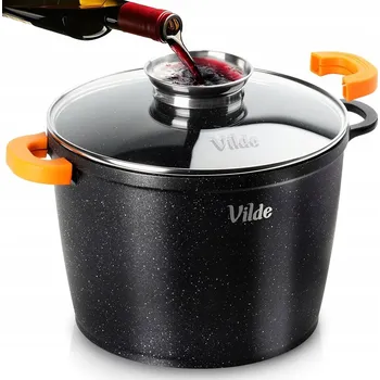 Hrnec Hrnec GRANITOVÝ nepřilnavý na plyn indukci do trouby 24 cm 6,7L