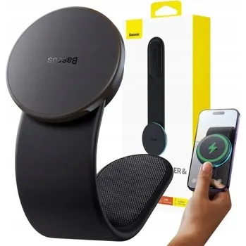 Držák do auta Magnetický držák telefonu do auta, černý, do mřížky ventilace