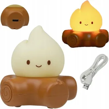 Lampička Noční lampa Ecolight hnědá