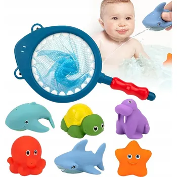 Hračka pro nejmenší LOVENÍ RYBIČEK VELKÉ PRUTY HRAČKA DO KOUPELE DO VODY PRO DĚTI