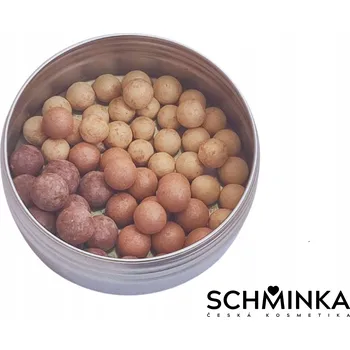 Přípravek na tvář Minerální bronzer v kuličkách Schminka, finální úprava kuličky, 25 g