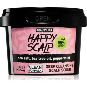 Šampon Beauty Jar Happy Scalp čisticí peeling pro mastnou pokožku hlavy 100 g