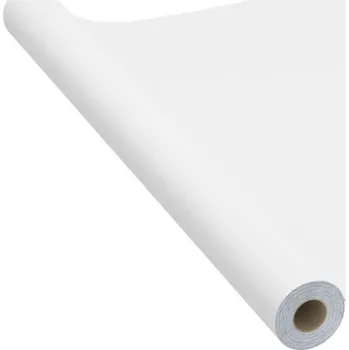 Tapeta Samolepicí PVC fólie na nábytek, bílá, 500 x 90 cm