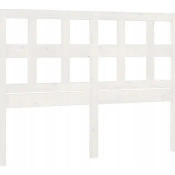 VidaXL Čelo postele, bílé, 165,5x4x100 cm,