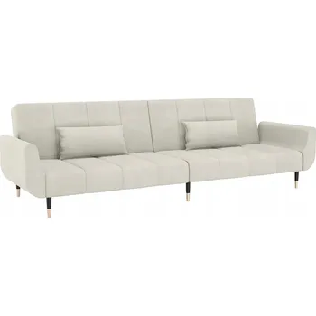 Pohovka Pohovka VidaXL 220 x 84,5 cm látka béžová