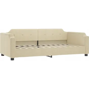 Pohovka Krémová pohovka s funkcí spaní 223x90x66,5 cm, látka polyester