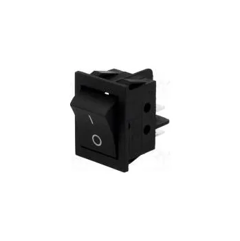 vypínač ROCKER DPST pol 2 OFF-ON 15A/250VAC černá není 35mΩ -30÷80°C