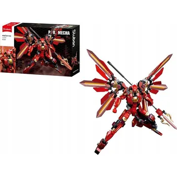 ostatní stavebnice 467207 STAVEBNICE SLUBAN PR MECHA ROBOT ČERVENÁ 511 DÍLŮ GAZELO (G205274)