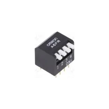 Síťový prvek Přepínač DIP-SWITCH Počet sekcí 4 ON-OFF 0,025A/24VDC pol 2
