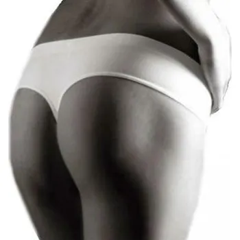 Kalhotky Dámské bezešvé tanga Novia sport string černá M/L