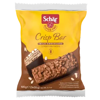 Schär Křupavé sušenky s čokoládou 105g VEGETARIAN BEZLEPEK Množství: 1 ks