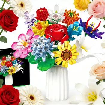 ostatní stavebnice Stavebnice – Kytice věčných květů 1064 dílků