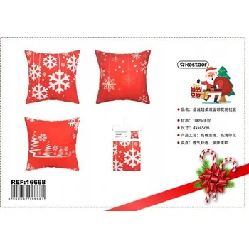 Povlak na dekorativní polštářek Vánoční povlaky na polštáře 45x45 cm, 3 ks