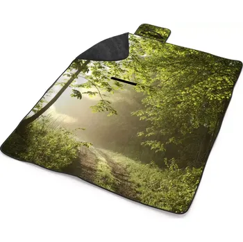 deka Sablio Plážová deka Lesní cesta: 200x140 cm