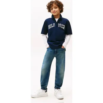 Pánské oblečení Dětské rifle Tommy Hilfiger ARCHIVE EMB KB0KB09710.9BYA modrá 95X, vel. 152