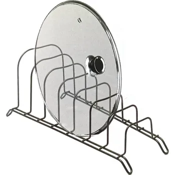 Odkapávač na nádobí Stojan na talíře a poklice drátěný 7 přihrádek, černá BLACK KUTIL Sklad7 9392514.00 (KUTIL Sklad7)