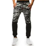 Pánské teplákové kalhoty maskáčový vzor UX3492 Barva: Světle Šedá, Velikost: M