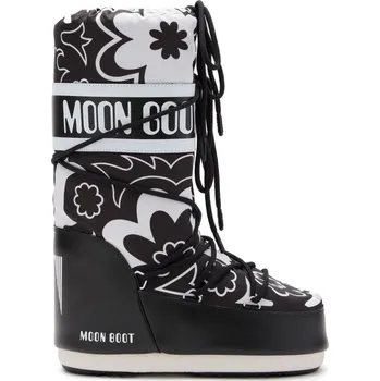 Dámská obuv moon-boot Zimní boty icon flower black/white